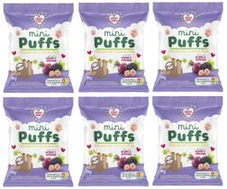 Biscoito Mini Puffs Snack Amora E Beterraba 6x15g Nhami Mami