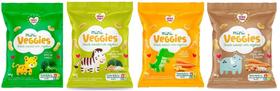 Biscoito Mini Veggies Snack Sortidos Nhami Mami 4un X 18gr