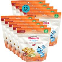 Biscoito Natural Fit 150G Cães Turma Da Mônica Kit Com 10