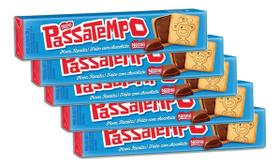 Biscoito Nestlé Passatempo Com Chocolate Kit 5 Biscoito Nestlé Passatempo Com Chocolate Kit 5