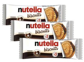 Biscoito Nutella Biscuits Creme De Avelã Ferrero Importado - 3 Unid