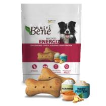 Biscoito Nutri Bene Energize Para Cães Adultos Sabor Gengibre, Canela, Albumina e Whey Protein 250gr