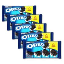 Biscoito Oreo Recheado Baunilha Kit 5 Packs De 144G - 4X36G