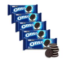 Biscoito Oreo Recheado Baunilha Tradicional Kit 5un de 36g Biscoito Oreo Recheado Baunilha Tradicional Kit 5un de 36g