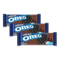 Biscoito Oreo Recheado Chocolate Individual Kit 3Un De 36G