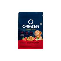 Biscoito Origens Cães Adultos Frutas Vermelhas/Linhaça 400g Biscoito Origens Cães Adultos Frutas Vermelhas/Linhaça 400g