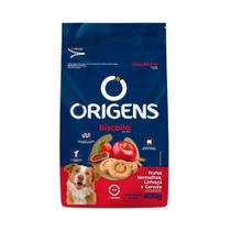 Biscoito Origens para Cães Adultos de Porte M e Gran Sabor Frutas Vermelhas, Linhaça e Cereais 400g Biscoito Origens para Cães Adultos de Porte M e Gran Sabor Frutas Vermelhas, Linhaça e Cereais 400g