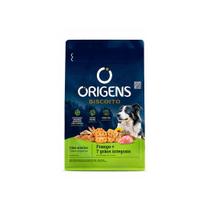 Biscoito Origens para Cães Adultos Sabor Frango 400 gr Biscoito Origens para Cães Adultos Sabor Frango 400 gr