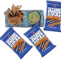 Biscoito Palito de Pretzel com Semente de Gergelim 60g Nefis Biscoito Palito de Pretzel com Semente de Gergelim 60g Nefis