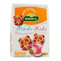 Biscoito Panda Kids Sabor Leite com Morango Natural Life 100g Biscoito Panda Kids Sabor Leite com Morango Natural Life 100g