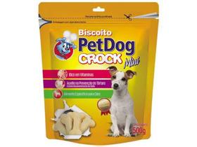 Biscoito para cachorro crock mini petdog 500gr - Pet Dog Biscoito para cachorro crock mini petdog 500gr - Pet Dog
