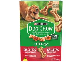 Biscoito para Cachorro Dog Chow Frango - Adulto 500g