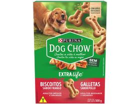 Biscoito para Cachorro Dog Chow Frango - Adulto 500g Biscoito para Cachorro Dog Chow Frango - Adulto 500g