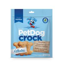 Biscoito para Cães Petdog Crock Filhotes 250 Gramas Biscoito para Cães Petdog Crock Filhotes 250 Gramas