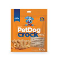 Biscoito para Cães Petdog Crock Mini 500 Gramas