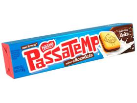 Biscoito Passatempo Recheado Sabor Chocolate Nestlé 130g