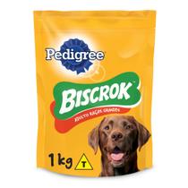 Biscoito Pedigree Biscrok Maxi Cães Adultos Raças Grandes 1kg