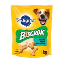 Biscoito Pedigree Biscrok Mini para Cães Adultos de Raças Pequenas - 1kg