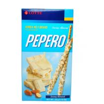 Biscoito pepero chocolate branco e amêndoas 32g