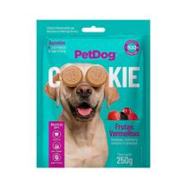 Biscoito Pet Dog Cookie para Cães Sabor Frutas Vermelhas - 250g