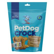 Biscoito Pet Dog Crock para Cães Filhotes 250g