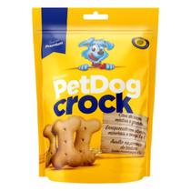 Biscoito Pet Dog Crock Tradicional para Cães Porte Médio e Grande 500g