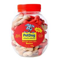 Biscoito Pet Dog Gourmet para Cães Sabor Bacon - 180g Biscoito Pet Dog Gourmet para Cães Sabor Bacon - 180g