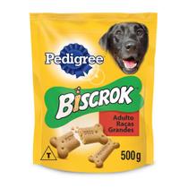 Biscoito Pet Pedigree Biscrok Raça Média Grande 500g