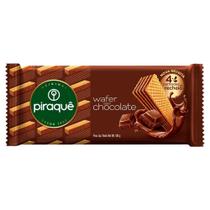 Biscoito Piraquê Wafer Chocolate 100g - Embalagem com 20 Unidades