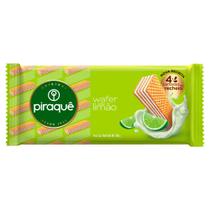 Biscoito Piraquê Wafer Sabor Limão 100g Biscoito Piraquê Wafer Sabor Limão 100g