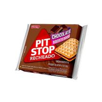 Biscoito Pit Stop Recheado Sabor Chocolate Novidade Marilan