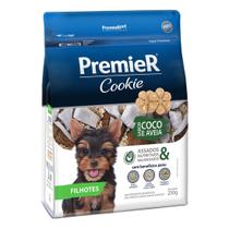 Biscoito Premier Cookie Cães Filhotes Pequeno sabor Côco e Aveia 250 g