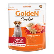 Biscoito Premier Golden Cookie Cão Porte Pequeno Salmão 350g Biscoito Premier Golden Cookie Cão Porte Pequeno Salmão 350g