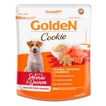 Biscoito Premier Golden Cookies Cães Adultos de Porte Pequeno Salmão e Quinoa 350g