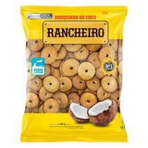 Biscoito Rancheiro Rosquinha Coco 500g - Embalagem com 20 Unidades