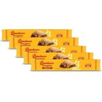 Biscoito Recheadinho Bauducco Chocolate Kit 5 Pacotes 108G Biscoito Recheadinho Bauducco Chocolate Kit 5 Pacotes 108G
