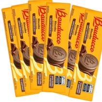 Biscoito Recheado Bauducco Duplo Chocolate 140g Kit Com 6 Un