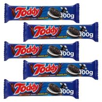 Biscoito Recheado Baunilha Toddy Bolacha 100g Kit 5 Pacotes Biscoito Recheado Baunilha Toddy Bolacha 100g Kit 5 Pacotes