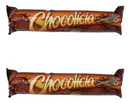 Biscoito Recheado Chocolicia Kit Com 2 Pacotes De 132g