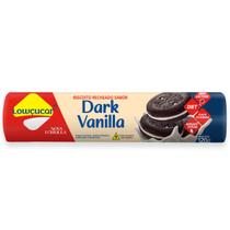 Biscoito Recheado Lowçucar Zero Açucares Sabor Dark Vanilla Baunilha 120G