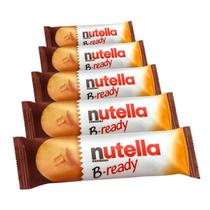 Biscoito Recheado Nutella B-ready, 5 Pacotes de 22g