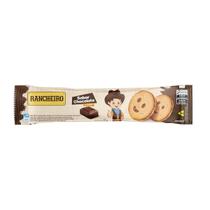 Biscoito recheado rancheiro chocolate e coco 90g Biscoito recheado rancheiro chocolate e coco 90g