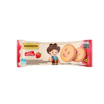 Biscoito recheado rancheiro lanchinho morango e caramelo 36g Biscoito recheado rancheiro lanchinho morango e caramelo 36g