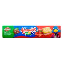 Biscoito Recheado Richester Animados Zoo Sabor Morango 130g