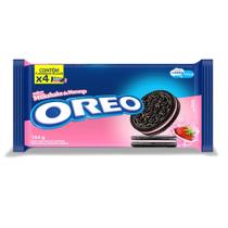 Biscoito Recheado Sabor Milkshake de Morango Oreo 144g