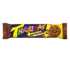 Biscoito Recheado Trakinas Mais Recheio Chocolate 126g - Mondelez