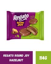 Biscoito Regato Round Joy Hazelnut 114g Biscoito Regato Round Joy Hazelnut 114g