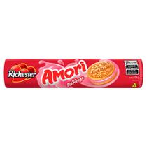 Biscoito Richester Amori Sabor Morango 125g