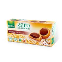Biscoito Ronditas Sem Açúcar 32% Chocolate Gullón 186g - Importado Espanha