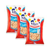 Biscoito Rosquinha De Coco Panco 500 G Kit 3